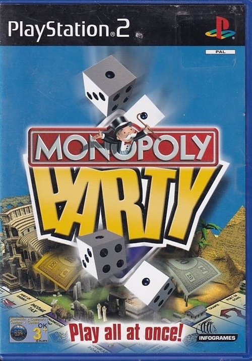Monopoly Party - PS2 (B Grade) (Genbrug)